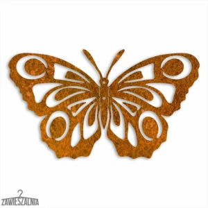 Zawieszalnia – 3D Wall Decoration Butterfly Peacock Eye M 35 cm Corten Steel