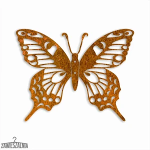 Wall Hanger – 3D Wall Decoration Butterfly Tortoiseshell M 30 cm Corten Steel