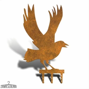 Zawieszalnia – Garden Scare Raven XL 38×64 cm Corten Steel with Patina