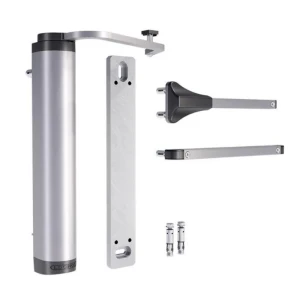 Locinox – hydraulic wall-mounted gate closer, silver