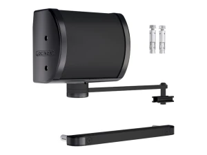 Locinox Panther – hydraulic gate self-closer for wall and post mounting, black