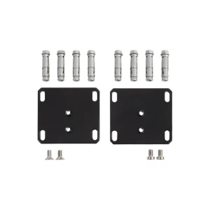 Locinox wall mounting set for Interio self-closing hinge – hot-dip galvanised steel
