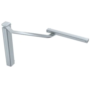 ASSA ABLOY self-closing gate closer with CAM-MOTION sliding rail, left, silver