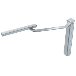 ASSA ABLOY gate closer with sliding rail CAM-MOTION – right-hand, silver