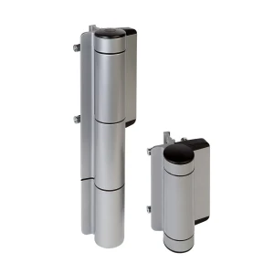 Locinox – hydraulic self-closing hinge for 180° gate, silver
