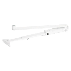 GEZE arm for door closer TS 4000/2000 with mechanical hold-open – white