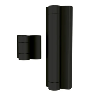 Locinox Magnus – hydraulic self-closing hinge 180° for gates up to 200 kg, black