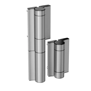 Locinox Mammoth HD – hydraulic self-closing hinge for gates up to 200 kg, silver