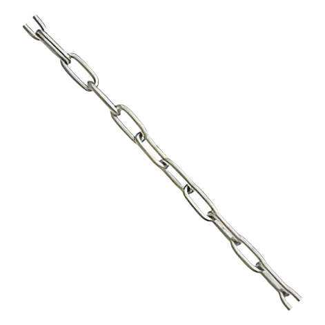 Galvanised technical chain DIN 5685/A Ø8.0 mm – short link 002-035 (3)