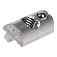 M8 Sliding T-Nut with Spring Ball for PV Profile – Aluminium 6060