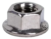 DIN 6923 M10 Flange Nut – A2 Stainless Steel for PV Installations