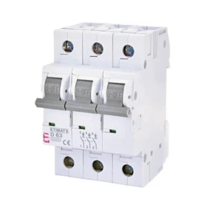 ETI ETIMAT 6 – C 20A 3P 6kA miniature circuit breaker for PV and building installations