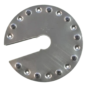PV Round Earthing Washer with Ø44 mm Notch – A2 Stainless Steel