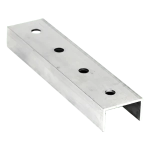 Aluminium PV Mounting Profile Connector 20 cm – Channel 25×45×25 mm