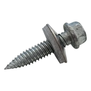 Bimetallic stainless self-drilling screw 6.0×25 mm with washer – PV and steel structure mounting