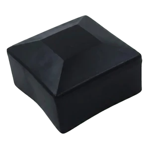 Black LLDPE End Cap for 40×40 mm PV Mounting Profiles – Type 2
