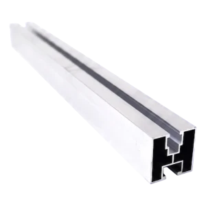 Aluminium PV mounting profile 40×40 mm – 665 cm rail for M10 bolts