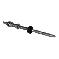 M10×200 A2 Double-Threaded Screw for PV Adapters and Triangles with EPDM Gasket