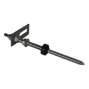 M10×200 Double-Threaded Screw with 80×30 mm Adapter for PV Mounting
