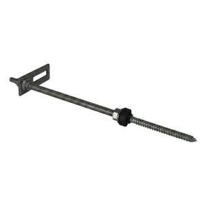 Dual-thread bolt M10x300 with mounting adapter for PV structures