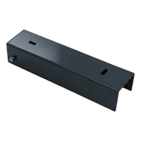 Steel Anthracite Fencing Plinth Channel 200×50 mm
