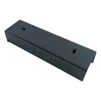 Channel Profile for Fence Plinth 200×55 mm – Galvanised Steel, Anthracite