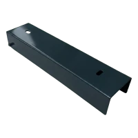 Fence Base Channel 250×55 mm – Galvanised Steel, Anthracite