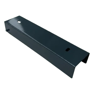Fence Base Channel 250×55 mm – Galvanised Steel, Anthracite