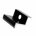 H30 Black Anodised Side Clamp – PV End Clamp L50 PV-03-02 (1)