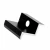 H30 Black Anodised Side Clamp – PV End Clamp L50 PV-03-02 (1)