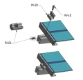 H30 Black Anodised Side Clamp – PV End Clamp L50 PV-03-02 (4)
