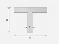 Aluminium T-Bar 30×30×3 mm – T Profile EN AW-6060 Length 2000 mm 001-868 (2)