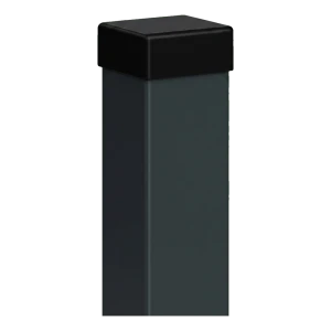 Fence post 80x80 mm graphite RAL 7016 with cap – 2.0 m