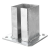 Steel base foot for fence and gate post 100×100 mm galvanised 000-789 (2)