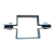 Intermediate square panel fence clamp 100×100 mm galvanised 001-617 (2)