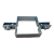 Intermediate square panel fence clamp 100×100 mm galvanised 001-617 (3)