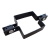 Intermediate panel fence clamp 80×80 mm black RAL 9005 – complete set 001-616 (1)