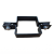 Intermediate panel fence clamp 80×80 mm black RAL 9005 – complete set 001-616 (2)