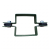 Intermediate square panel fence clamp 80×80 mm green RAL 6005 001-614 (2)