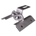 Trapezoidal sheet metal bracket adjustable 10cm stainless steel 1.4016 PV-08-32 (2)