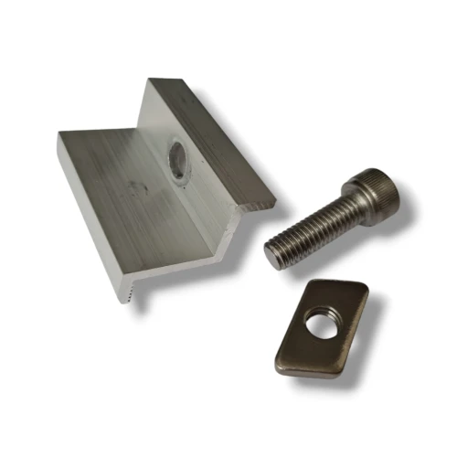 End clamp 30mm with screw and insert PV-03-22 (2)