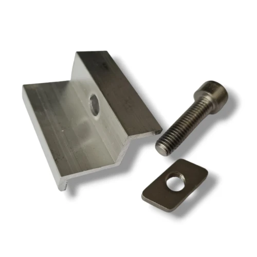 End clamp 35mm with screw and insert PV-03-24 (2)