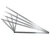 Mounting triangle, adjustable - 15-30 vertical - 1500x580x1050 PV-09-07