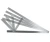 Mounting triangle, adjustable - 15-30 horizontal - 980x371x850 PV-09-08