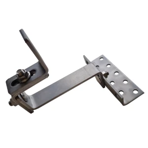 Vario Roof Hook 145 (4-5-5-5) with Triple Adjustment Stainless Steel H17/1.4016