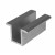 Middle clamp H25 L50 with grounding pin PV-04-09