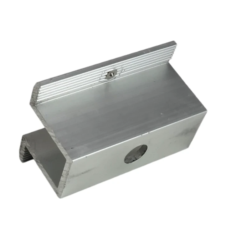 Middle clamp H25 L50 with grounding pin PV-04-09 (2)