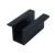 Middle clamp H25 L50 with grounding pin anodized PV-04-10