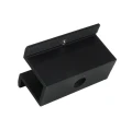 Middle clamp H25 L50 with grounding pin anodized PV-04-10 (2)