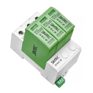 Simtec Surge Arrester PV DC Type 1+2 (Class B+C) 1000V 3P 20kA 4.5kV